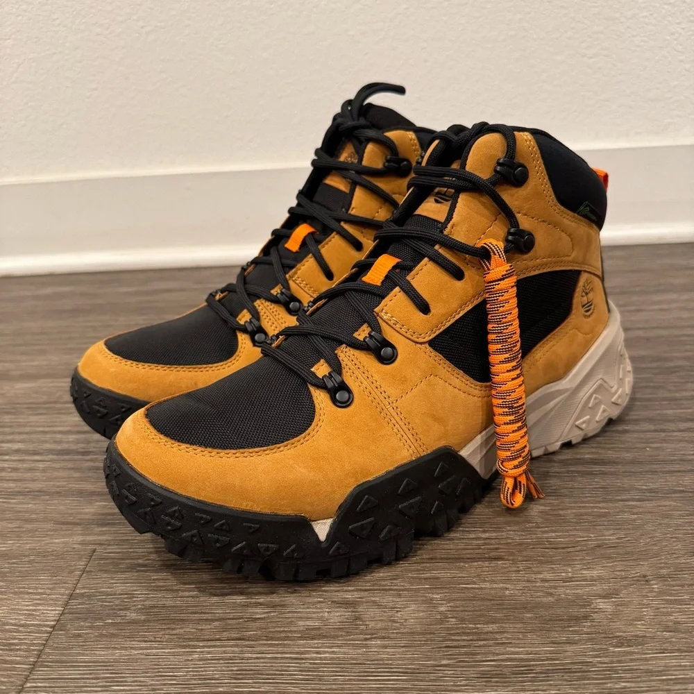 Timberland MOTION SCRAMBLE MID LACE WATERDROOP WHEAT NUBUCK sz 11.5